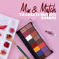 MARS Cosmetics Infinity Lip Palette with Spatula cum Applicator - 01 Multicolor - Swadesiicart