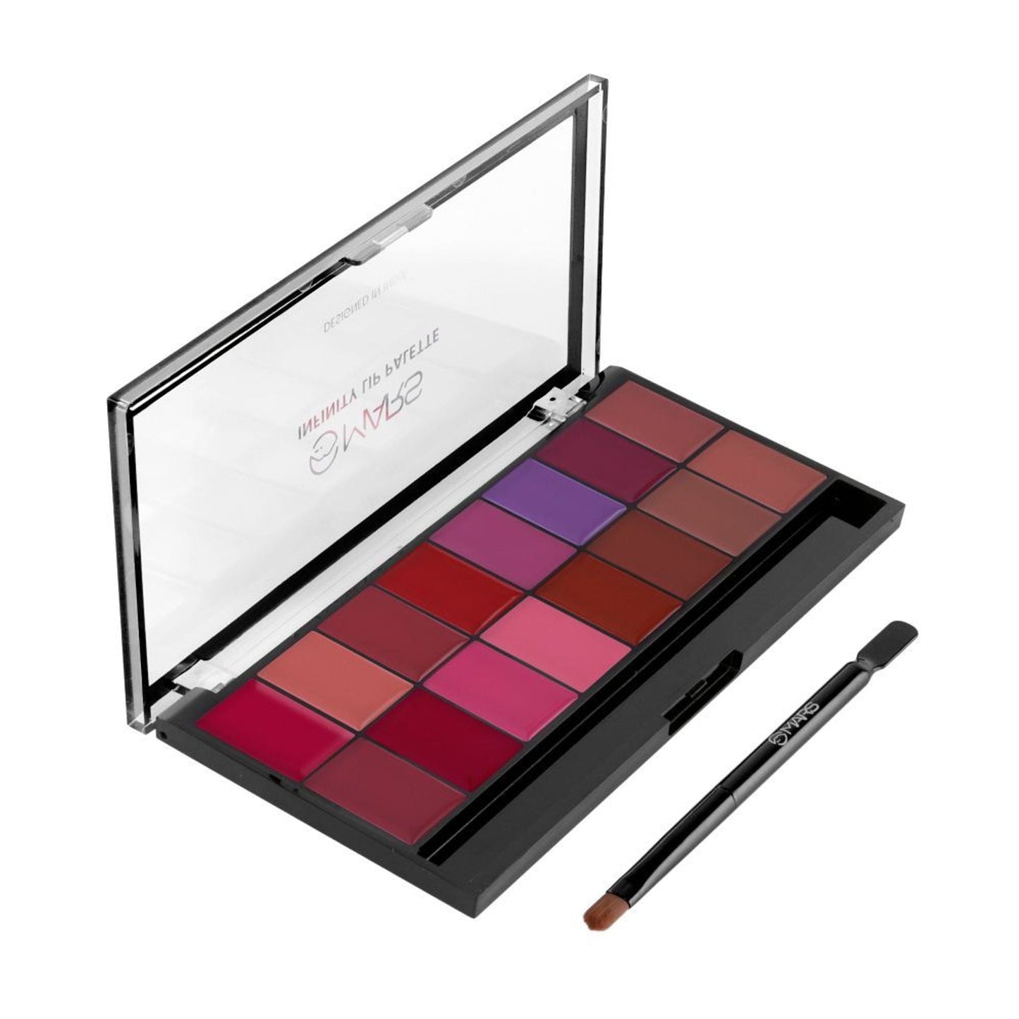 MARS Cosmetics Infinity Lip Palette with Spatula cum Applicator - 02 Multicolor - Swadesiicart