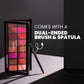 MARS Cosmetics Infinity Lip Palette with Spatula cum Applicator - 02 Multicolor - Swadesiicart
