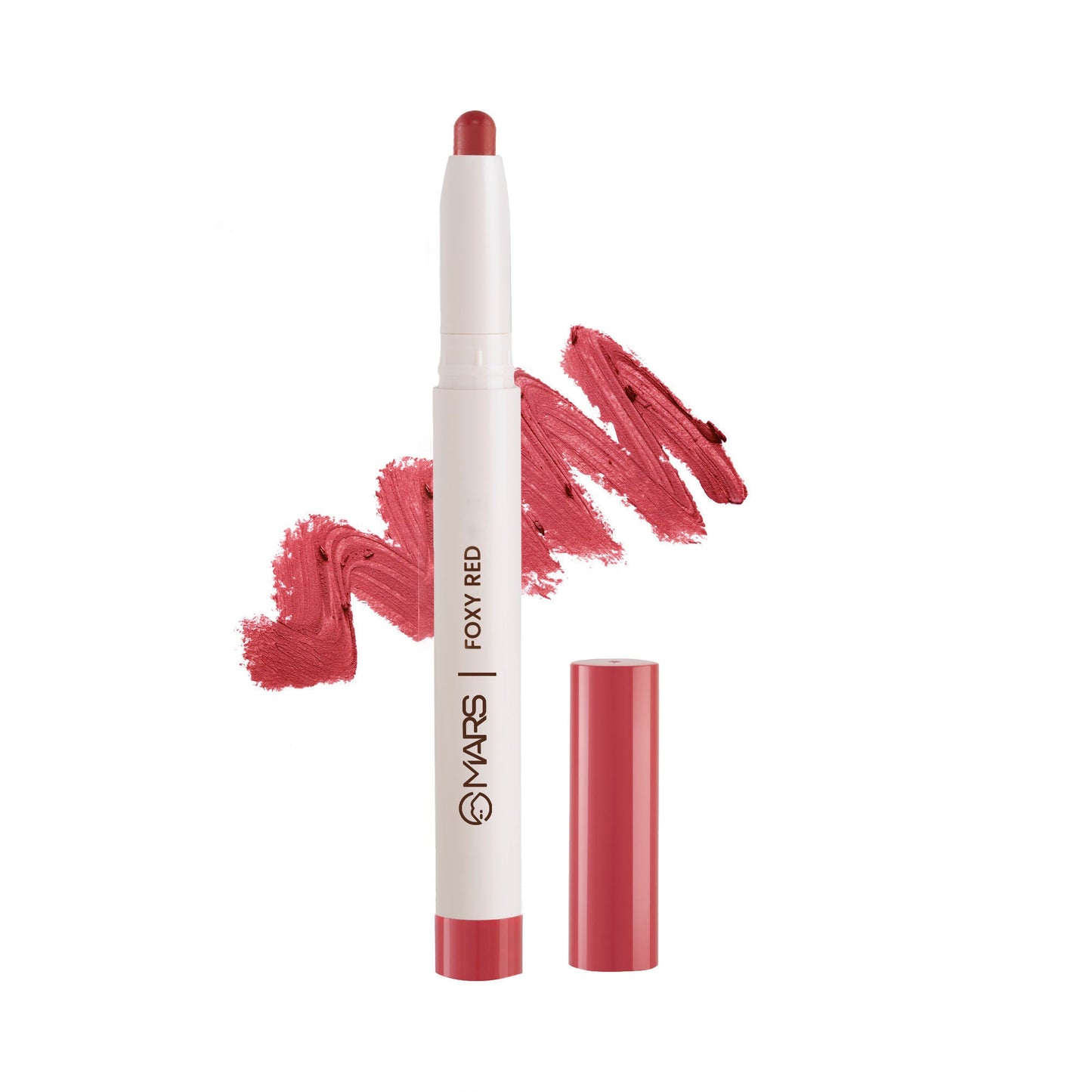 MARS Cosmetics Retractable Poppins Lipstick - Foxy Red - Swadesiicart