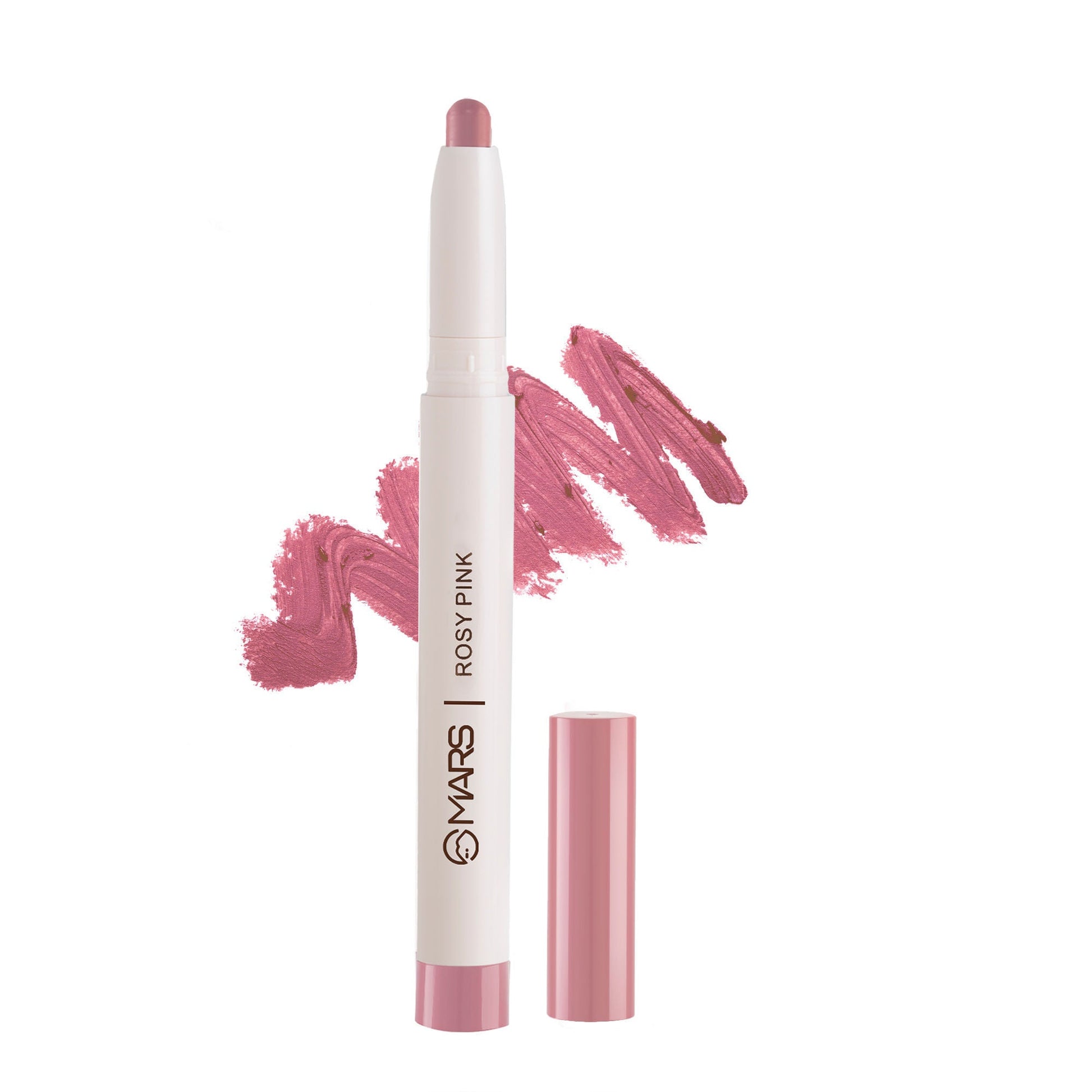 MARS Cosmetics Retractable Poppins Lipstick - Rosy Pink - Swadesiicart