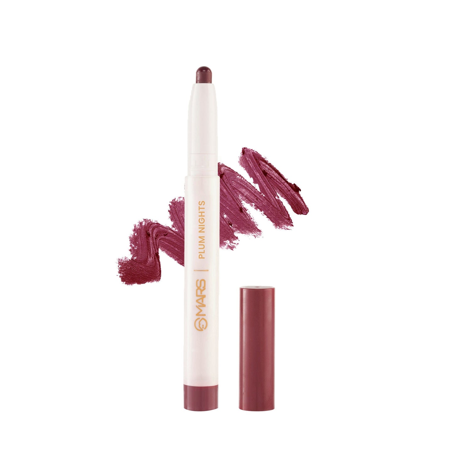 MARS Cosmetics Retractable Poppins Lipstick - Plum Nights - Swadesiicart