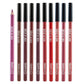 MARS Cosmetics Matte Lip Liner Pack of 10 - Set A - Swadesiicart