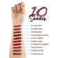 MARS Cosmetics Matte Lip Liner Pack of 10 - Set A - Swadesiicart