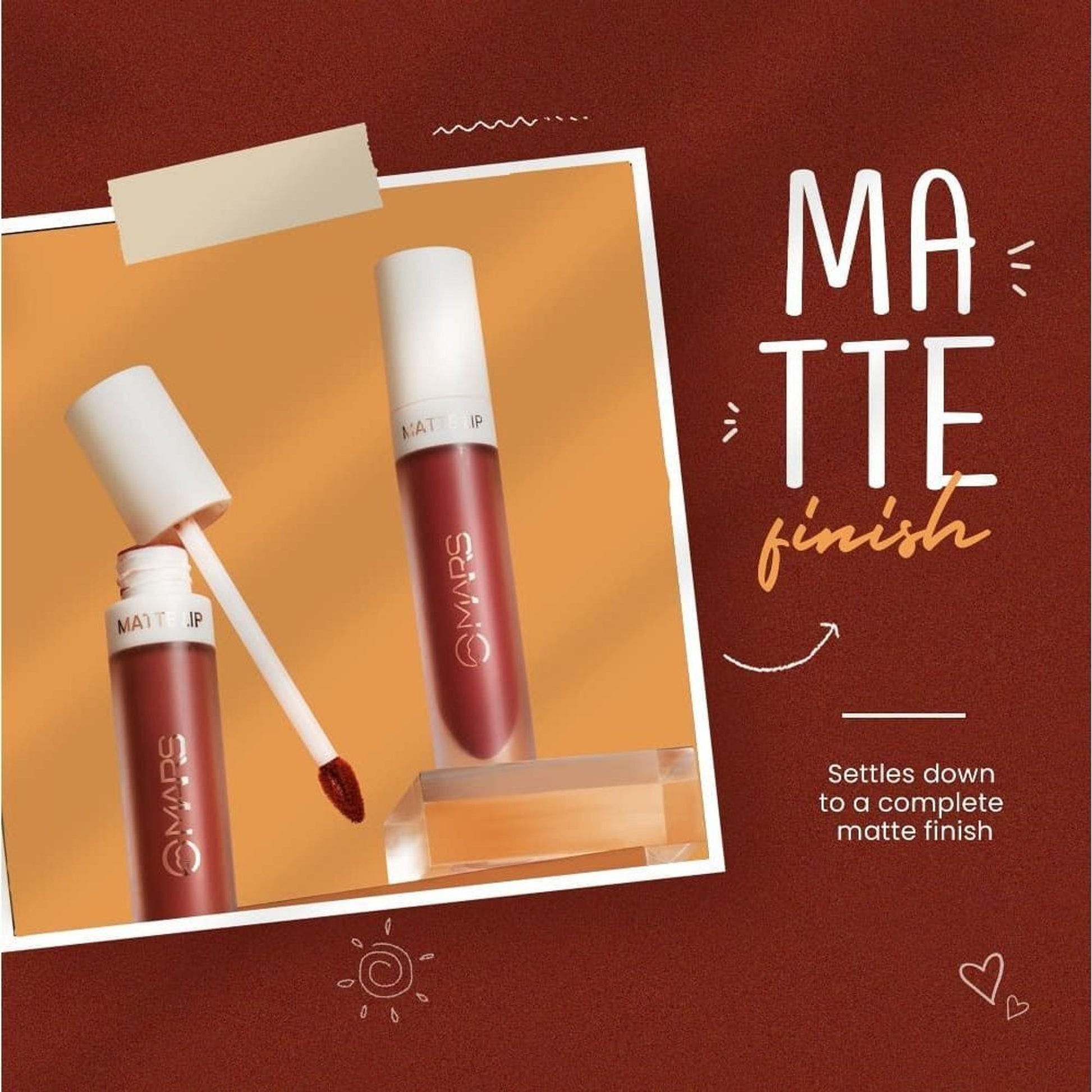 MARS Cosmetics Liquid Lip Color - Spice Brown - Swadesiicart