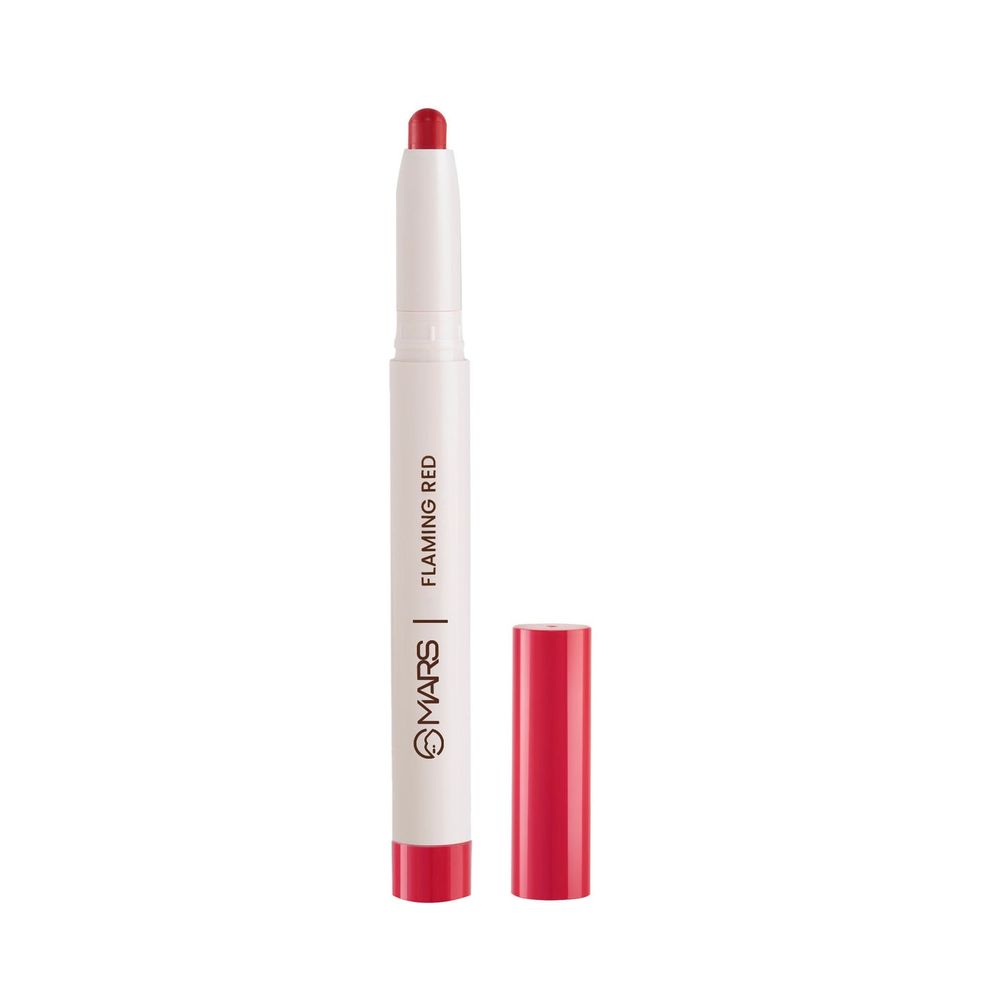 MARS Cosmetics Retractable Poppins Lipstick - Flaming Red -19 - Swadesiicart
