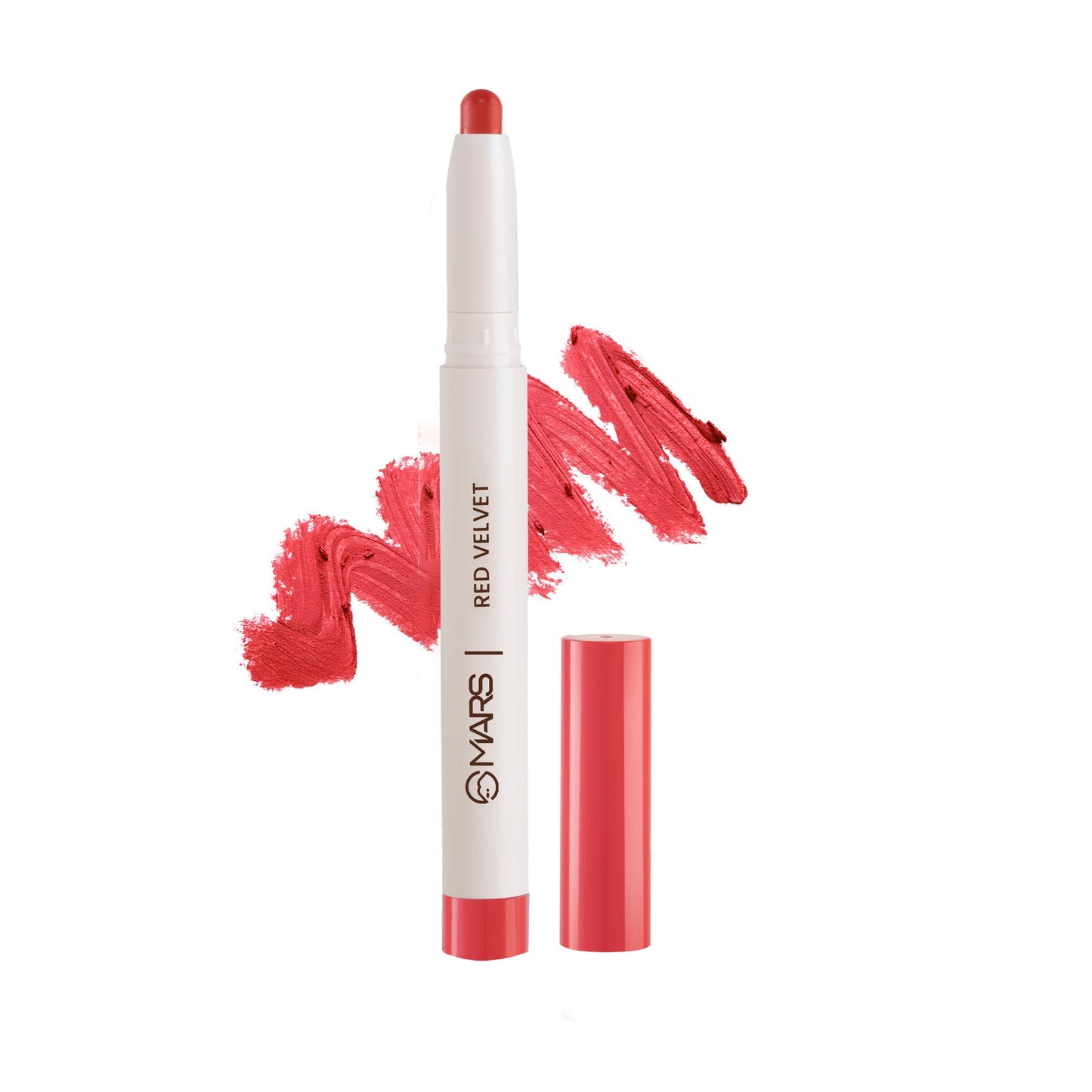 MARS Cosmetics Retractable Poppins Lipstick - Red Velvet - 20 - Swadesiicart