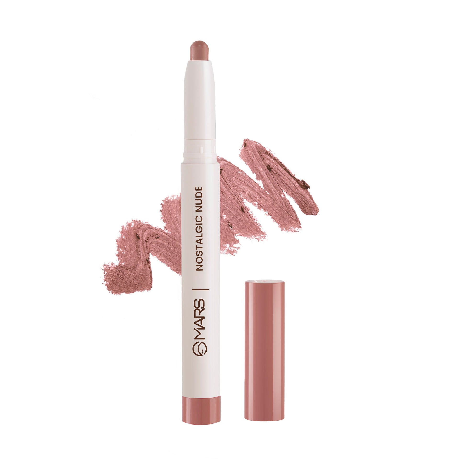 MARS Cosmetics Retractable Poppins Lipstick - Nostalgic Nude - 21 - Swadesiicart