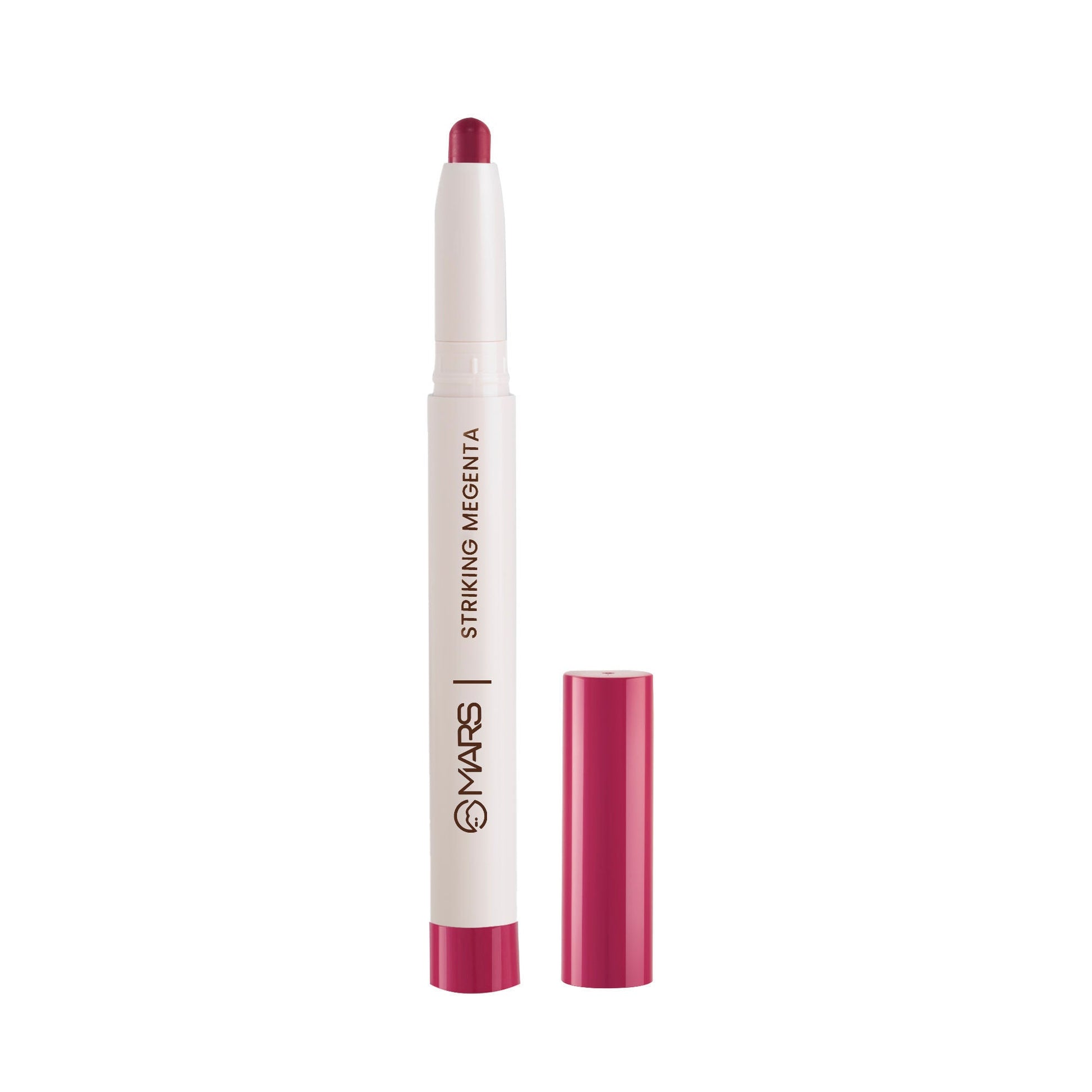 MARS Cosmetics Retractable Poppins Lipstick - Striking Magenta - 23 - Swadesiicart