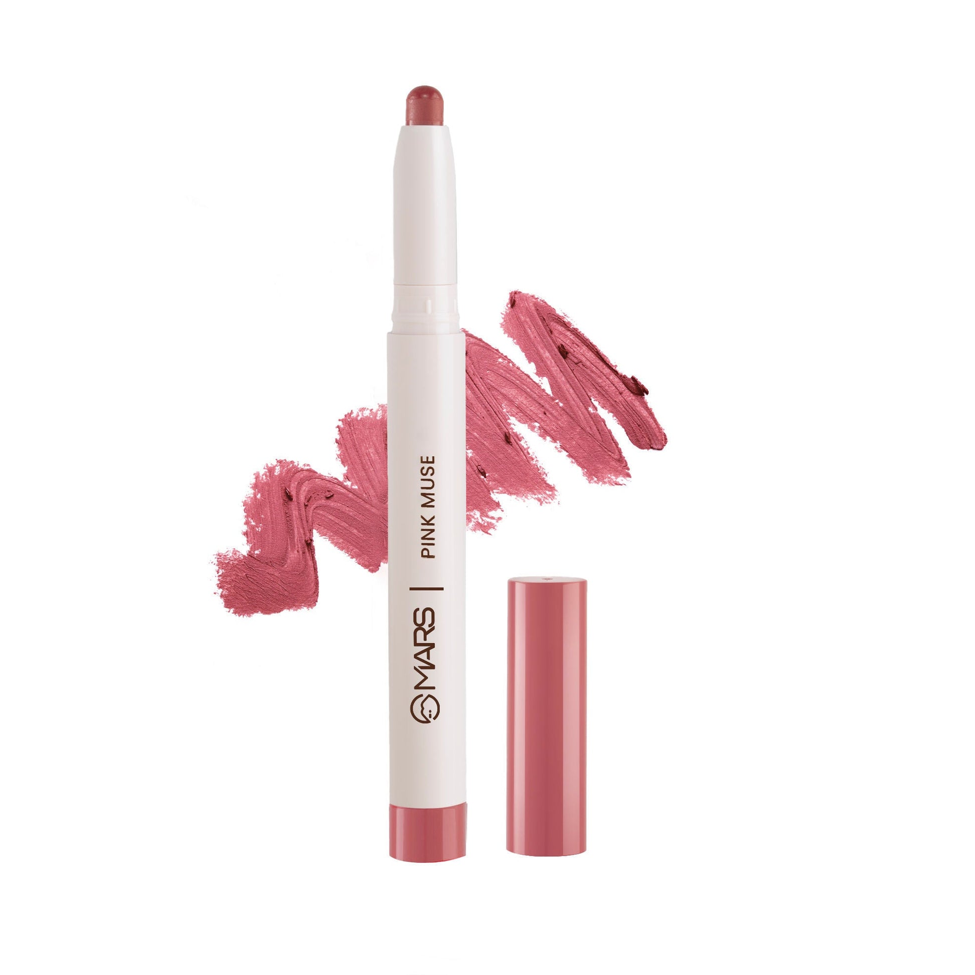 MARS Cosmetics Retractable Poppins Lipstick - Pink Muse - 24 - Swadesiicart