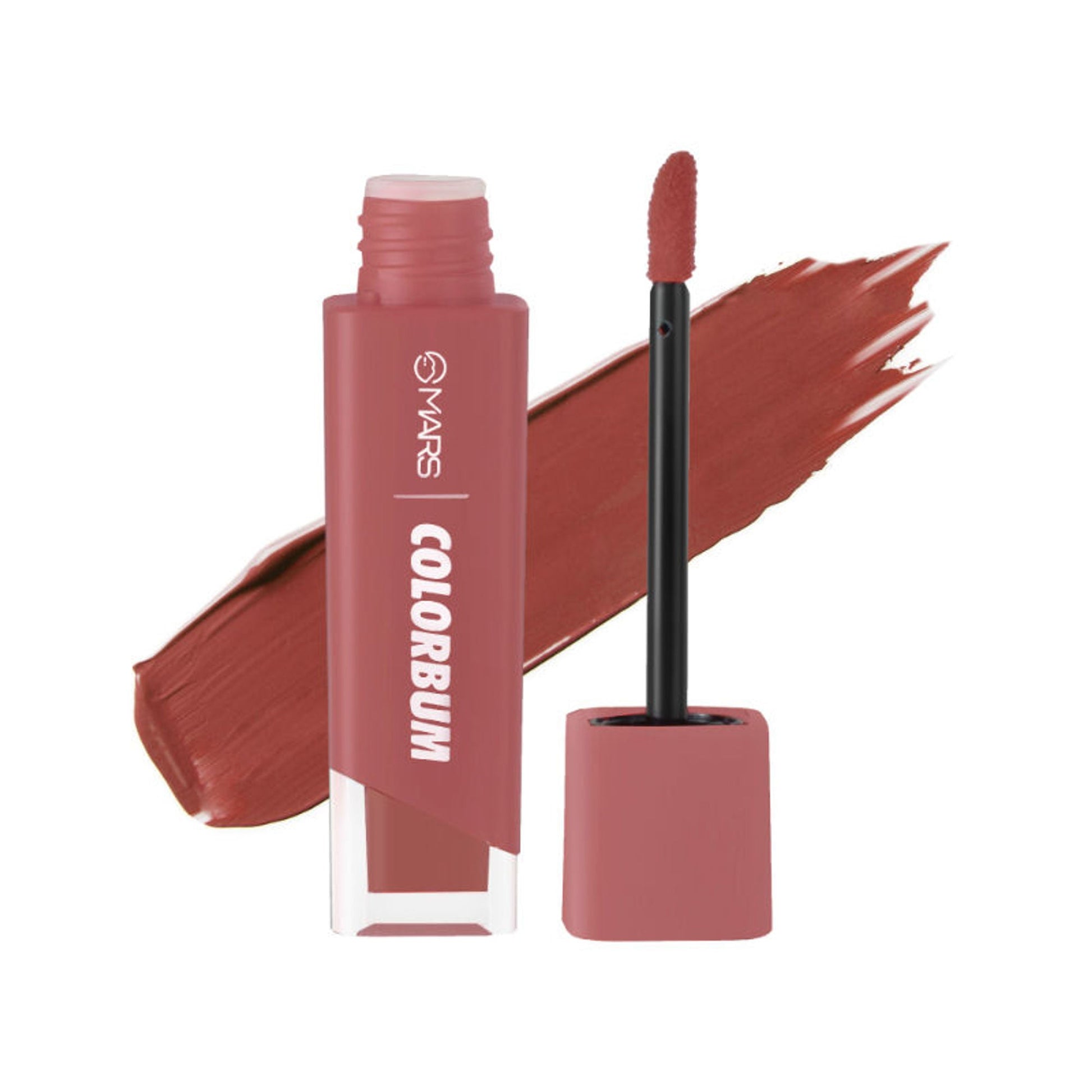 MARS Cosmetics Colorbum Liquid Matte Lipstick - 06-Peachy Prague - Swadesiicart
