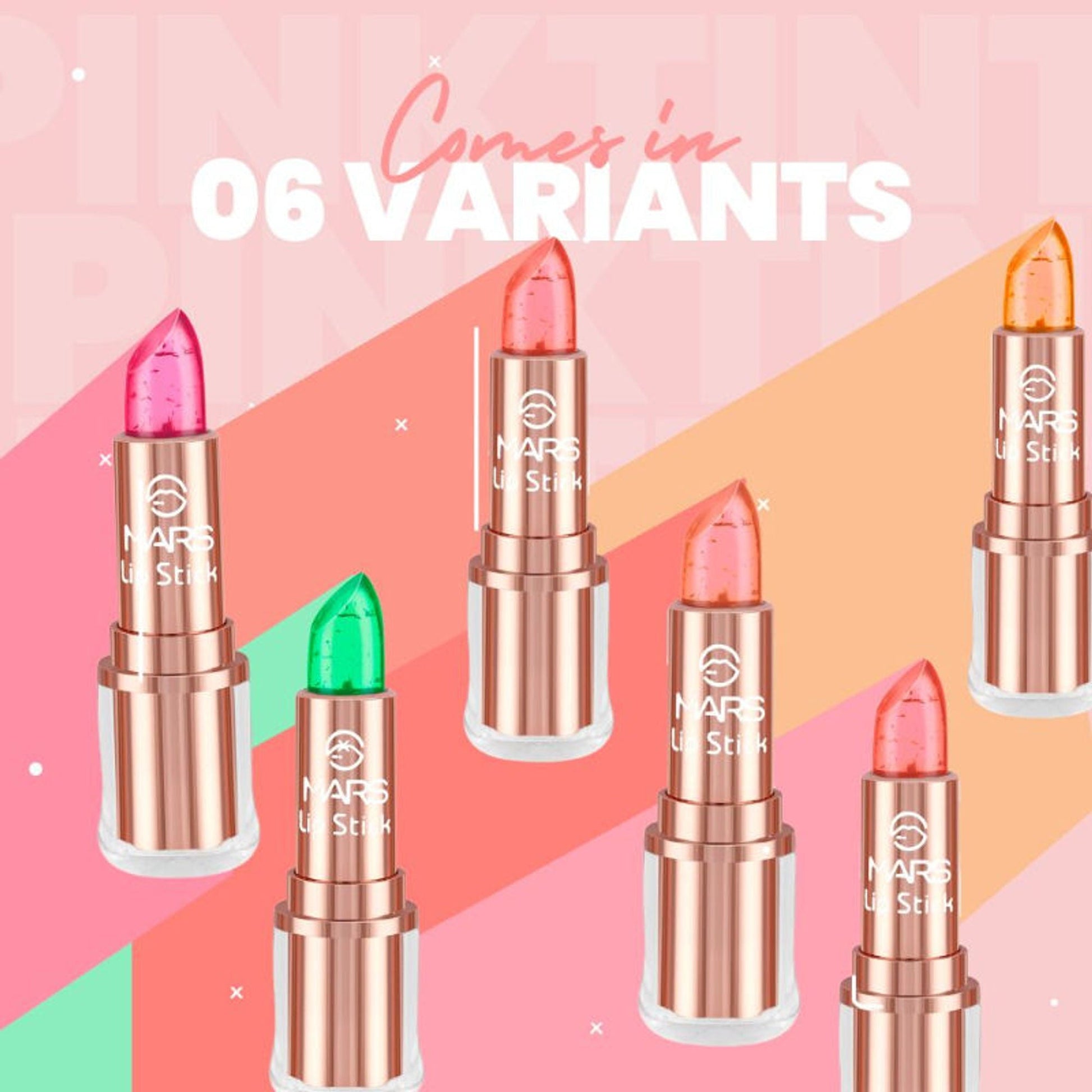 MARS Cosmetics Colour Changing Tinted Balm Lipstick - 03 - Swadesiicart
