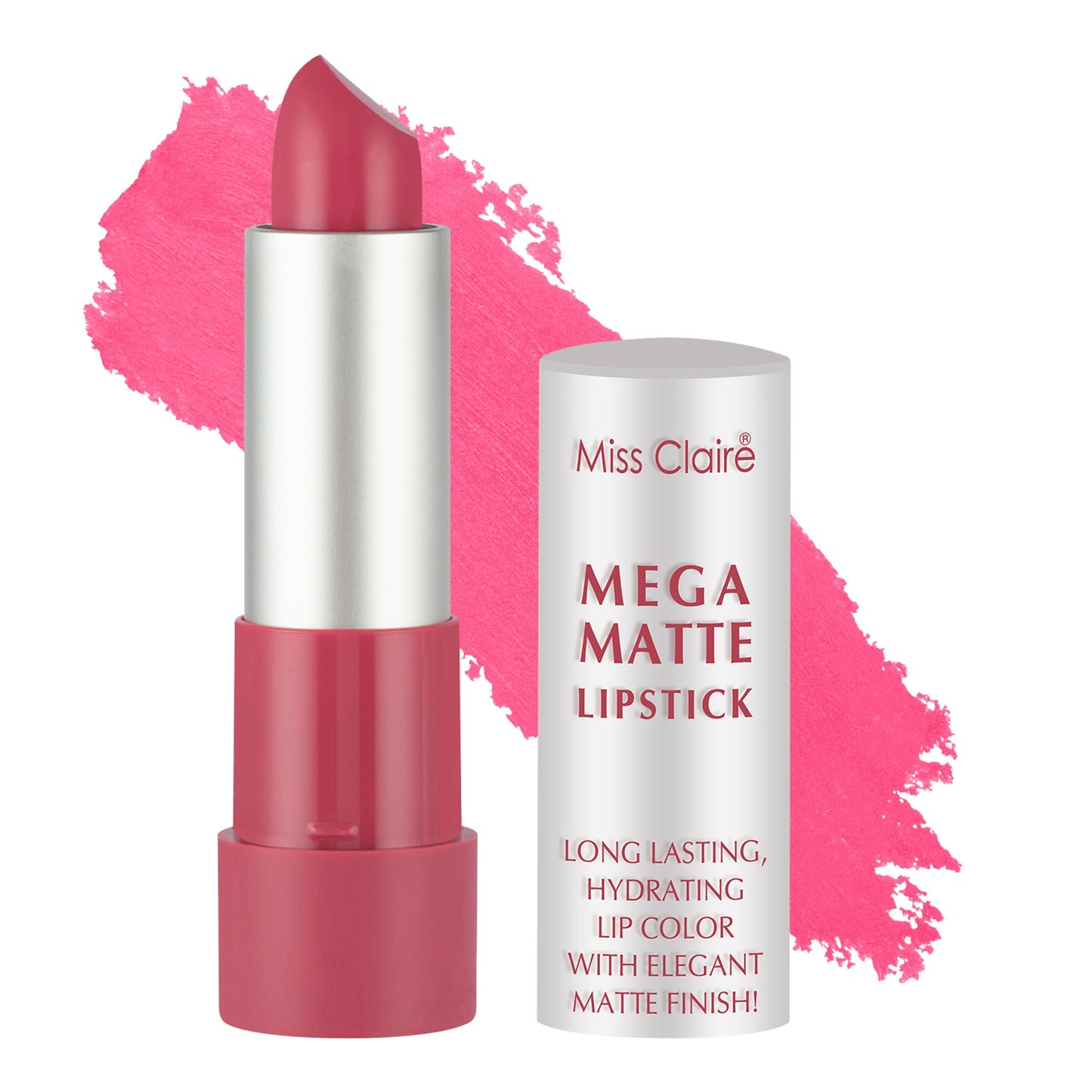 Miss Claire Mega Matte Lipstick - 2 | Swadesiicart