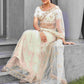 Tikhi Imli Ethnic Motifs Sequinned Embroidered Net Saree | Swadesiicart