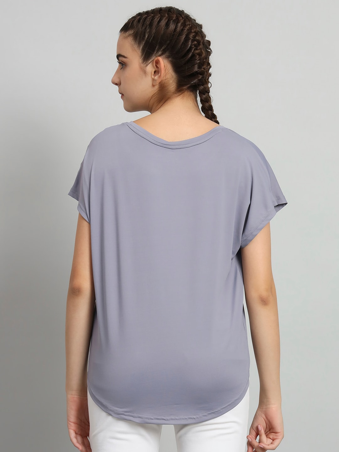 MKH Typography Printed Extended Sleeves Dri-Fit Relaxed Fit T-shirt - Swadesiicart