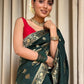 Kalini Woven Design Zari Banarasi Saree | Swadesiicart