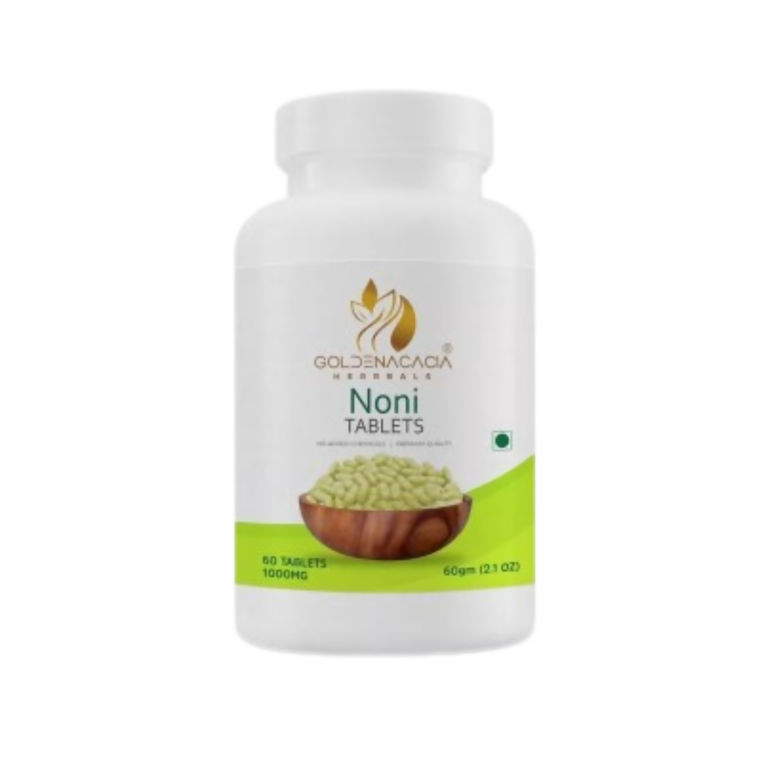 Goldenacacia Herrbals Noni Fruit Tablets (1000mg) | Swadesiicart