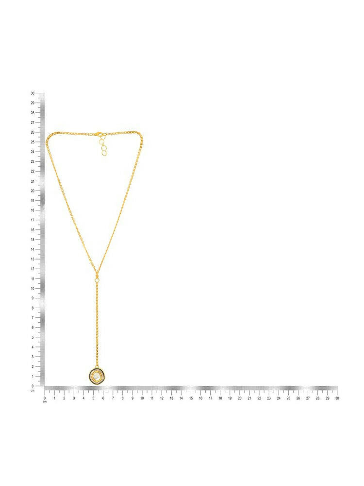 Gold Plated Kundan Necklace - Ruby Raang | Swadesiicart