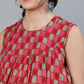 Aks Checked Maternity Kurta