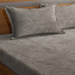KLOTTHE 300 TC Woolen King Bedsheet with 2 Pillow Covers - Swadesiicart