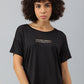 MKH Women Typography Printed Dri-FIT Sports T-shirt - Swadesiicart