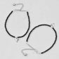 VOJ Set of 2 Bird Black Beads Anklet - Swadesiicart