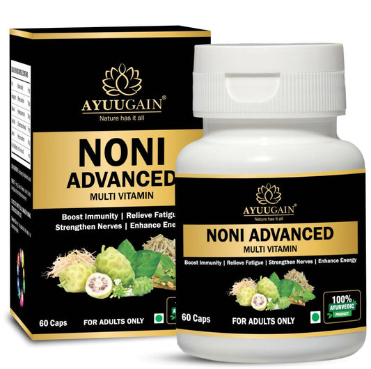 Ayuugain Noni Advanced Multivitamin Capsules | Swadesiicart