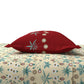 MYTRIDENT Beige Green Floral Cotton 144 TC Queen Bedsheet With 2 Pillow Covers - Swadesiicart
