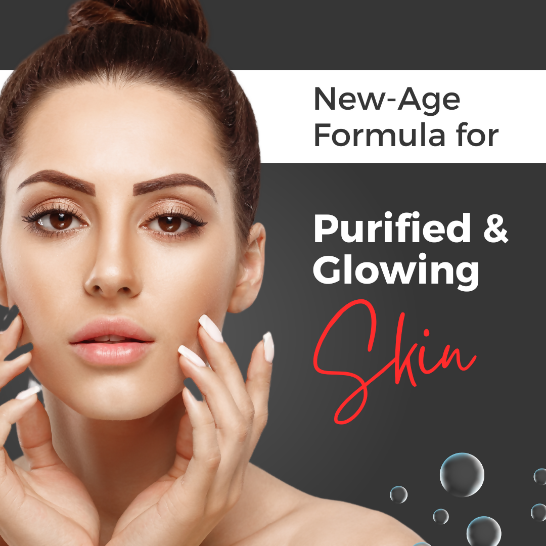 Prisa Organics Activated Charcoal Purifying Face Wash - Swadesiicart