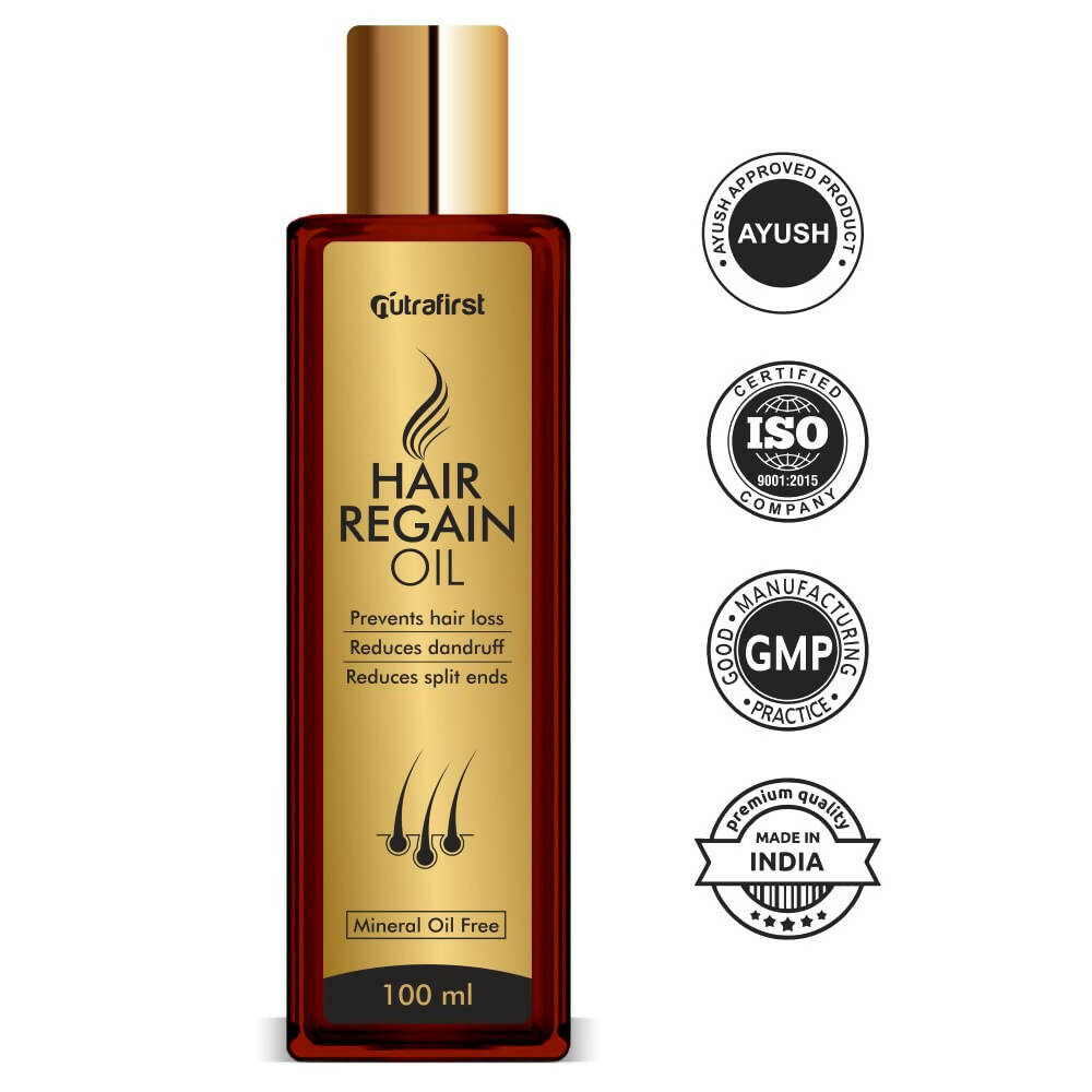 Nutrafirst Hair Growth & Regain Oil - Swadesiicart