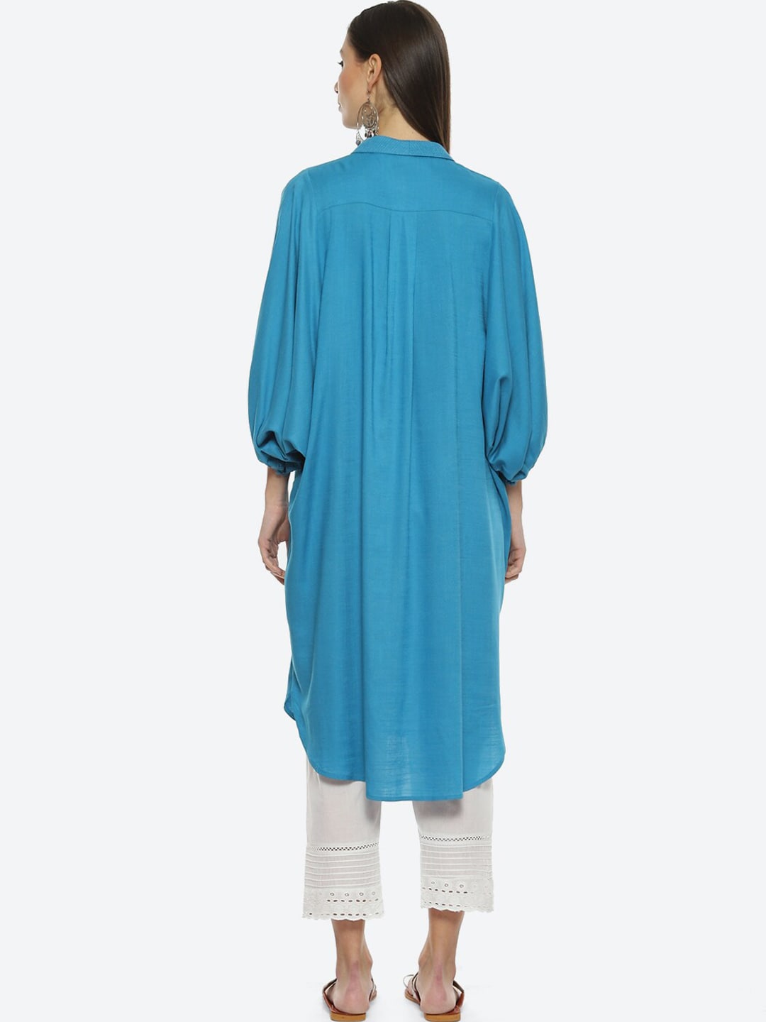 Biba Women Thread Work Pathani Kurta - Swadesiicart