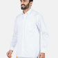 Ramraj Cotton Mens Full Sleeve Formal 100 % Cotton White Shirt | Swadesiicart