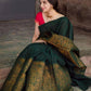 Kalini Ethnic Motifs Woven Design Zari Banarasi Saree | Swadesiicart