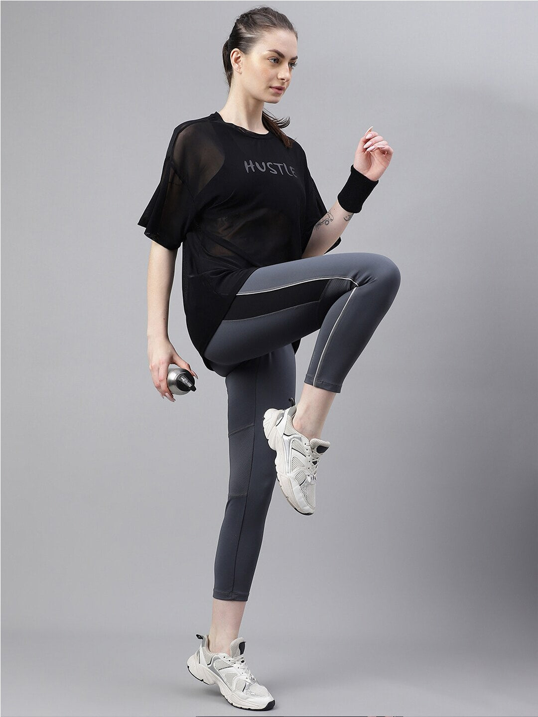 MKH Typography Printed Relaxed Fit Dri-FIT T-shirt - Swadesiicart