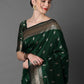 Mitera Ethnic Motifs Woven Design Zari Silk Blend Banarasi Saree | Swadesiicart