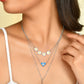 VOJ Beads Silver Plated Stainless Steel Layered Chain | Swadesiicart