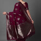 Mitera Ethnic Motifs Woven Design Zari Banarasi Saree | Swadesiicart