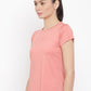 MKH Women Pink Dri-FIT Running T-shirt - Swadesiicart
