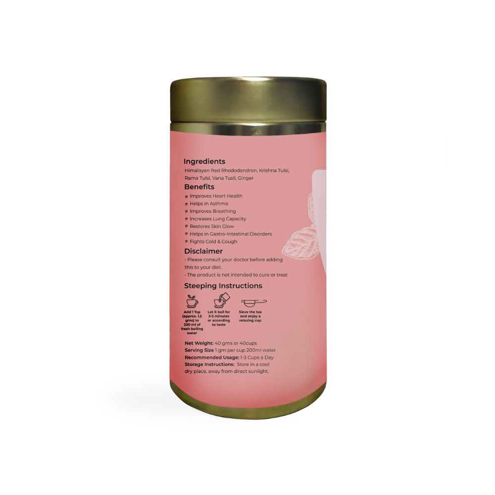 Shuddh Natural Cold Cough Relief Tea Vrinda Floral Tisane | Swadesiicart