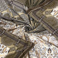BELLA CASA Brown & Beige Ethnic Motifs Cotton 350 TC King Bedsheet with 2 Pillow Covers