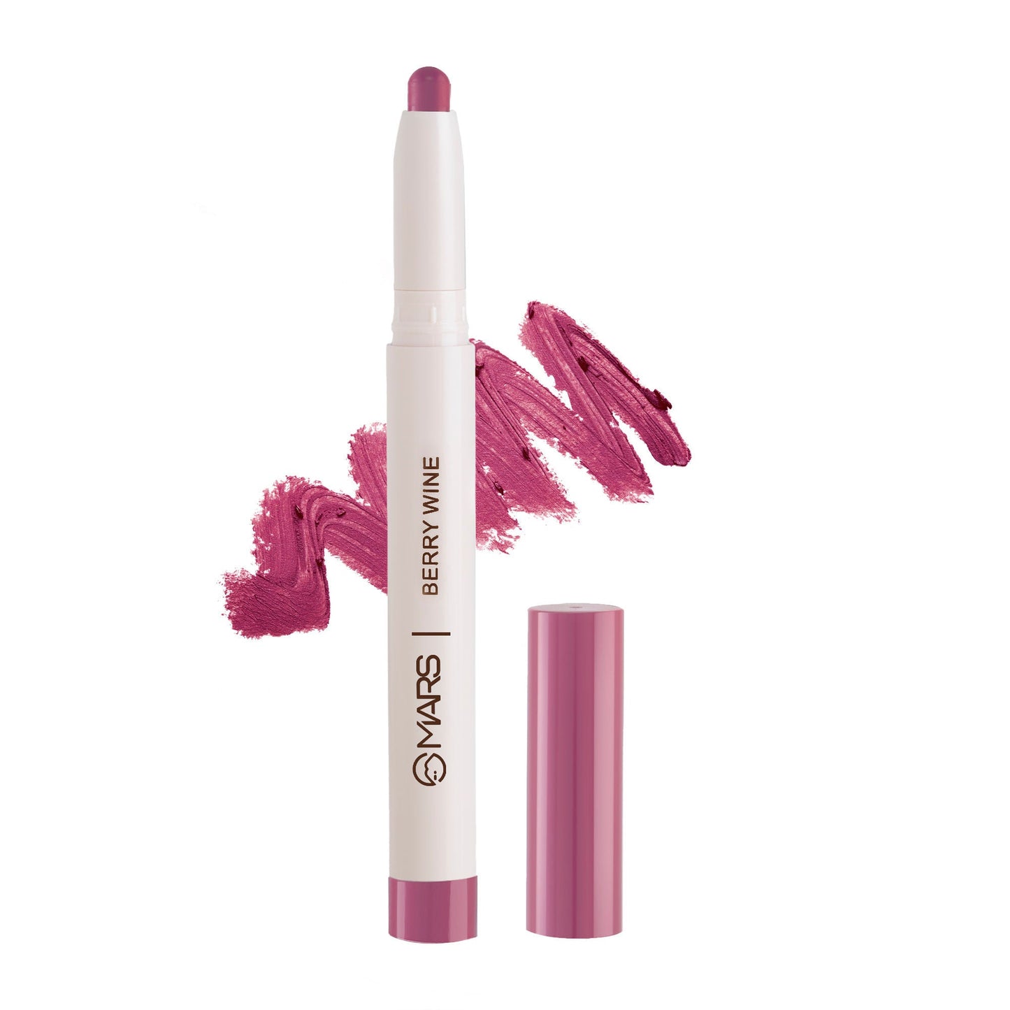 MARS Cosmetics Retractable Poppins Lipstick - Berry Wine - Swadesiicart