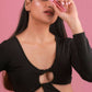 Ammoha Cosmetics Long-Lasting, Matte-Finished Plum Perfection Color Liquid Lipstick