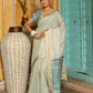 Shree Shyam Fashion Rama Green Linen Saree