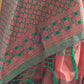 Mitera Ethnic Motifs Woven Design Zari Silk Blend Banarasi Saree | Swadesiicart