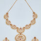 Kushal's Fashion Jewellery Gold-Polished Stone Studded Jewellery Set - Swadesiicart