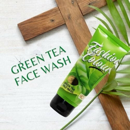 Fashion Colour Green Tea Face Wash - Swadesiicart