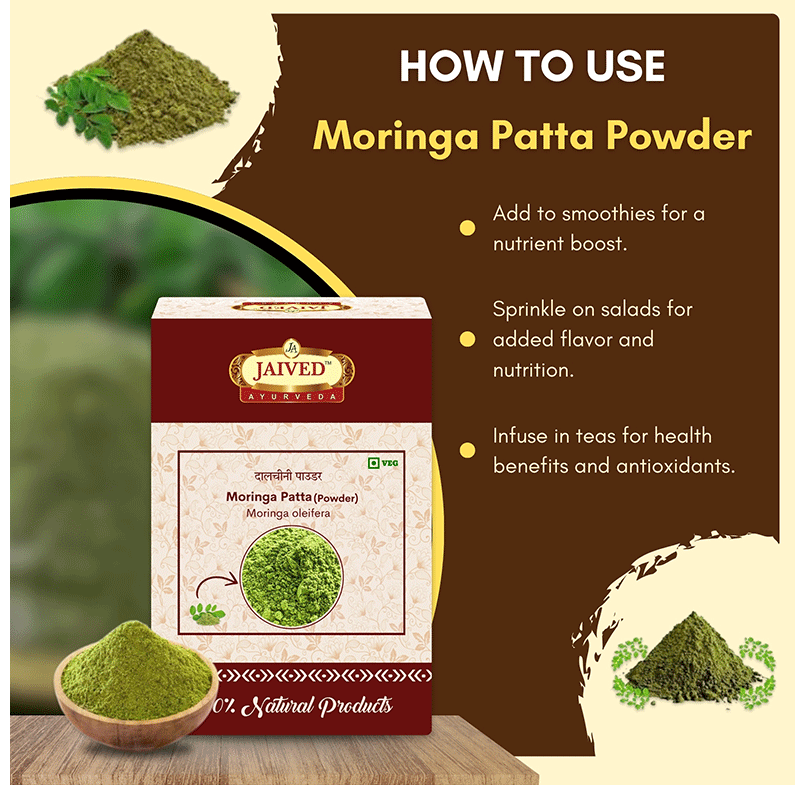 Jaived Ayurveda Moringa Patta Powder | Swadesiicart