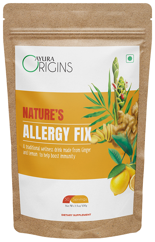 Ayura Origins Nature's Allergy Fix Powder - Swadesiicart