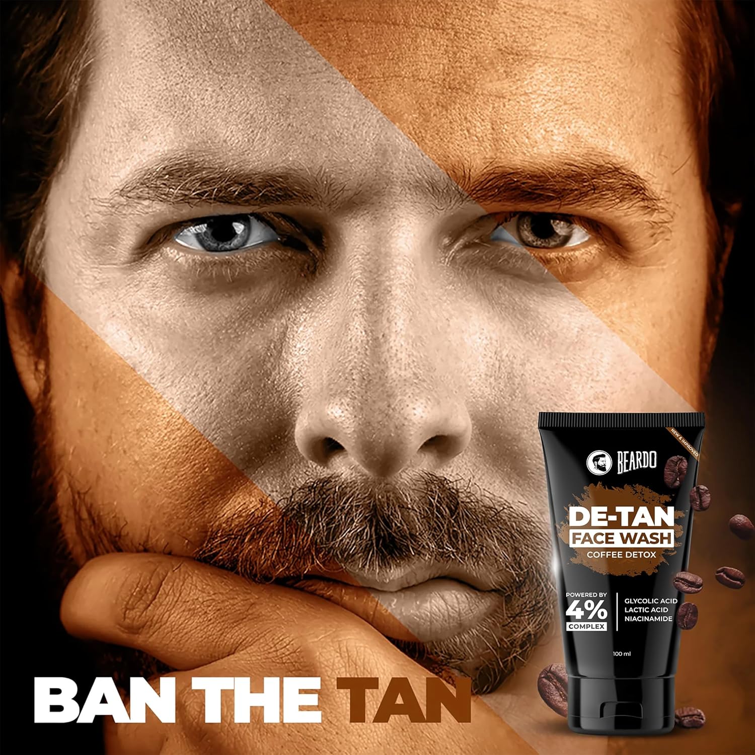 Beardo De-Tan Face Wash Coffee Detox