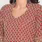 Kalini Chikankari Embroidered Pure Cotton Anarkali Kurta | Swadesiicart